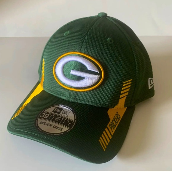 Green Bay Packers Cap / Hat, 39Thirty, NewEra, MEDIUM-LARGE, NFL Football, NEW! - Picture 1 of 5